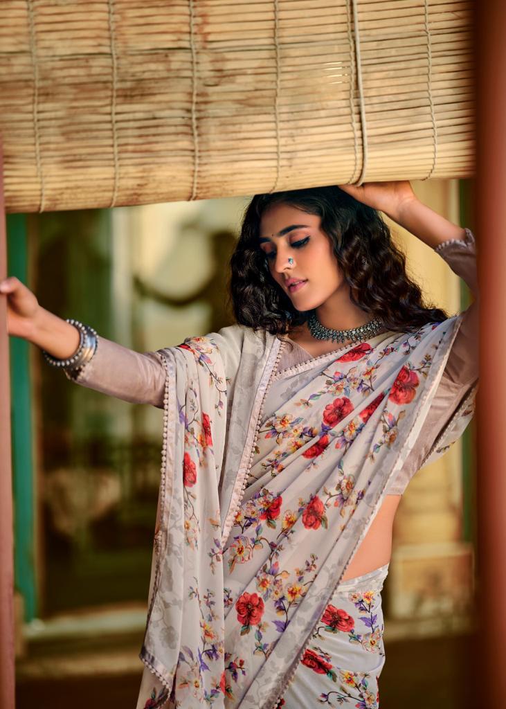 Kashvi Yashvi 2 Fancy Ethnic Wear Georgette Designer Fancy Saree Collection